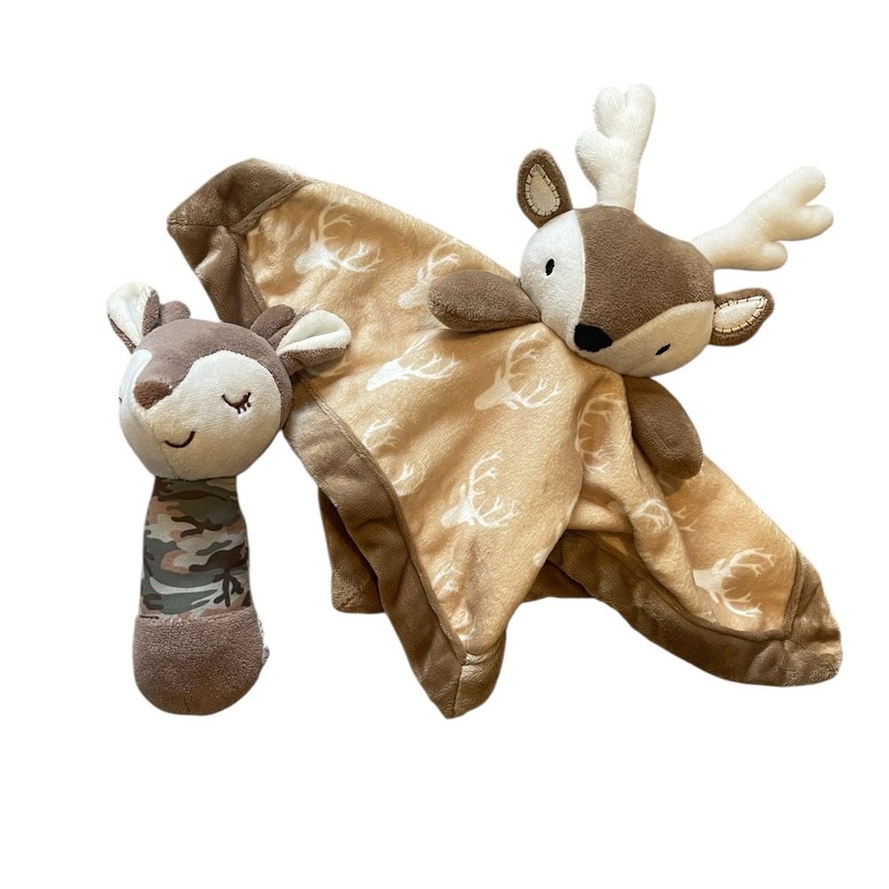 Baby Deer Rattle Set